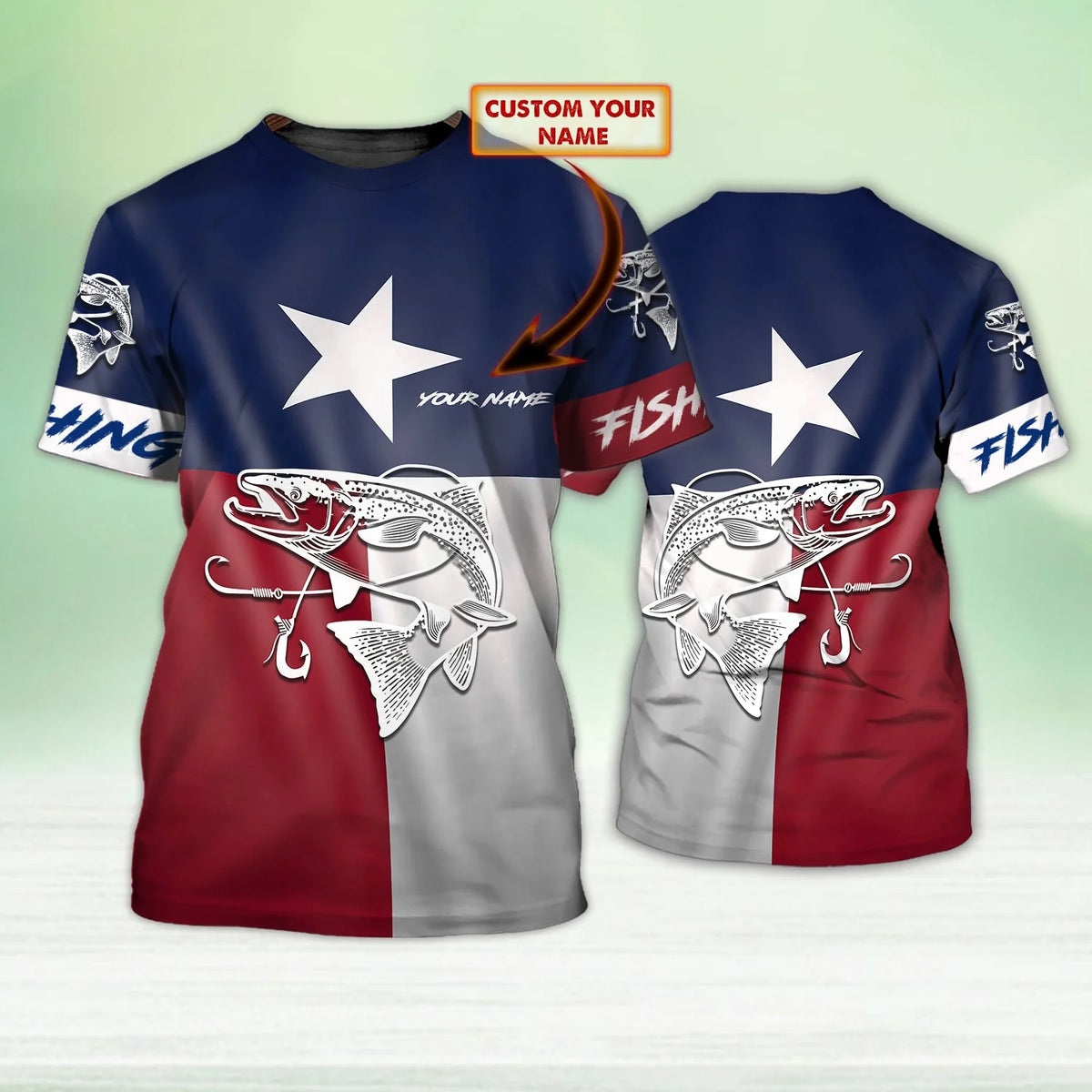 PT97 - TSHIRT - TXAS TROUT FISH0241