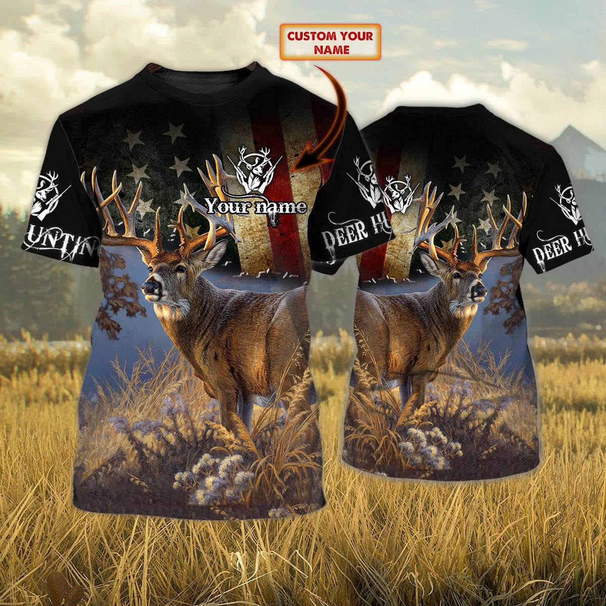 Hunting - Personalized Name 3D Tshirt - DAT93 - 053 HNT0277