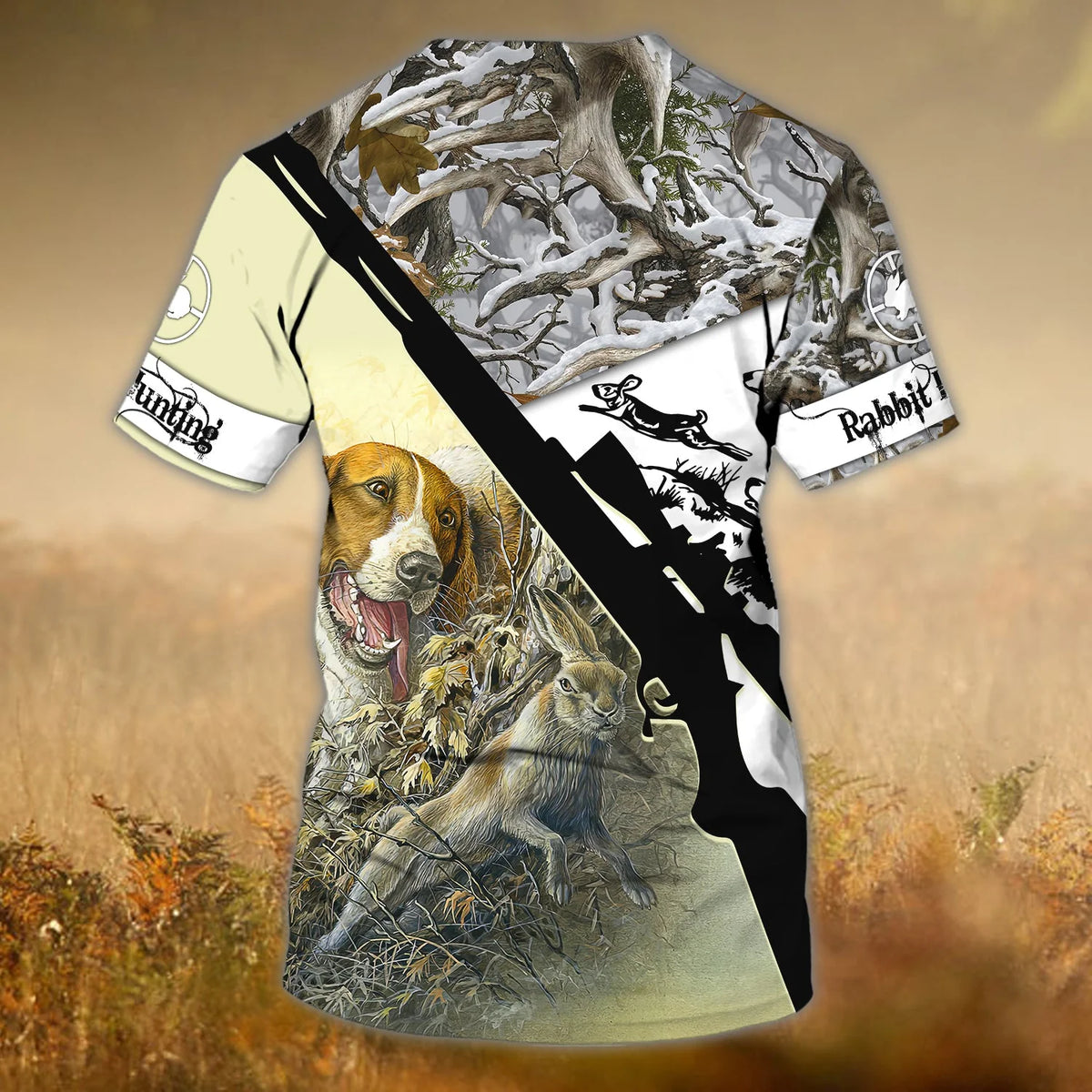 Rabbit Hunting - Personalized Name 3D Tshirt - QB95 HNT0281