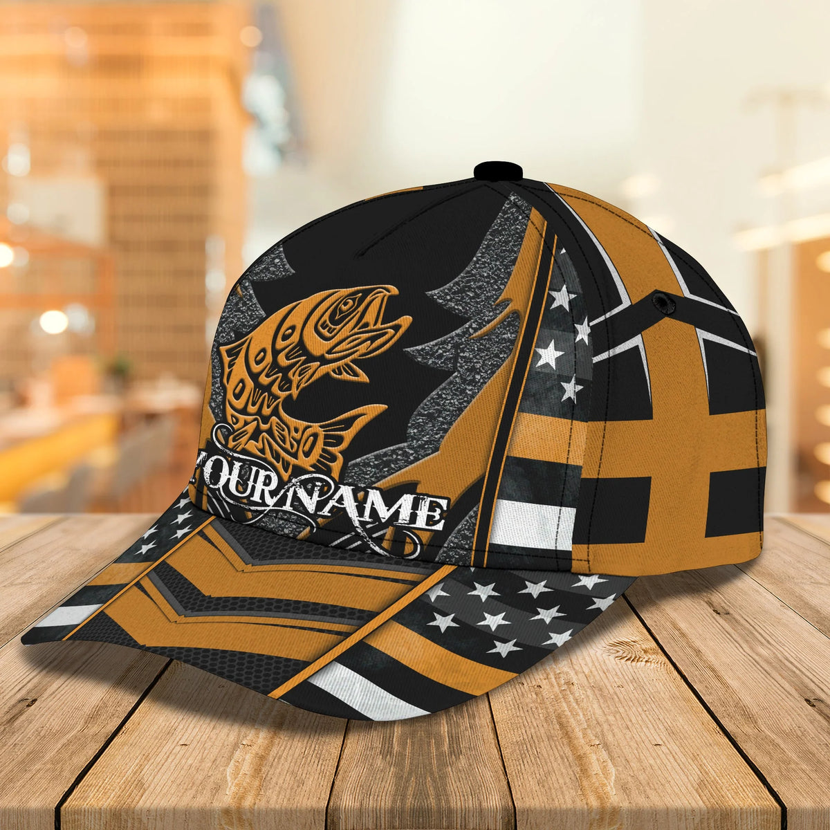 Fishing 04- Personalized Name Cap - HN95 FISH0131