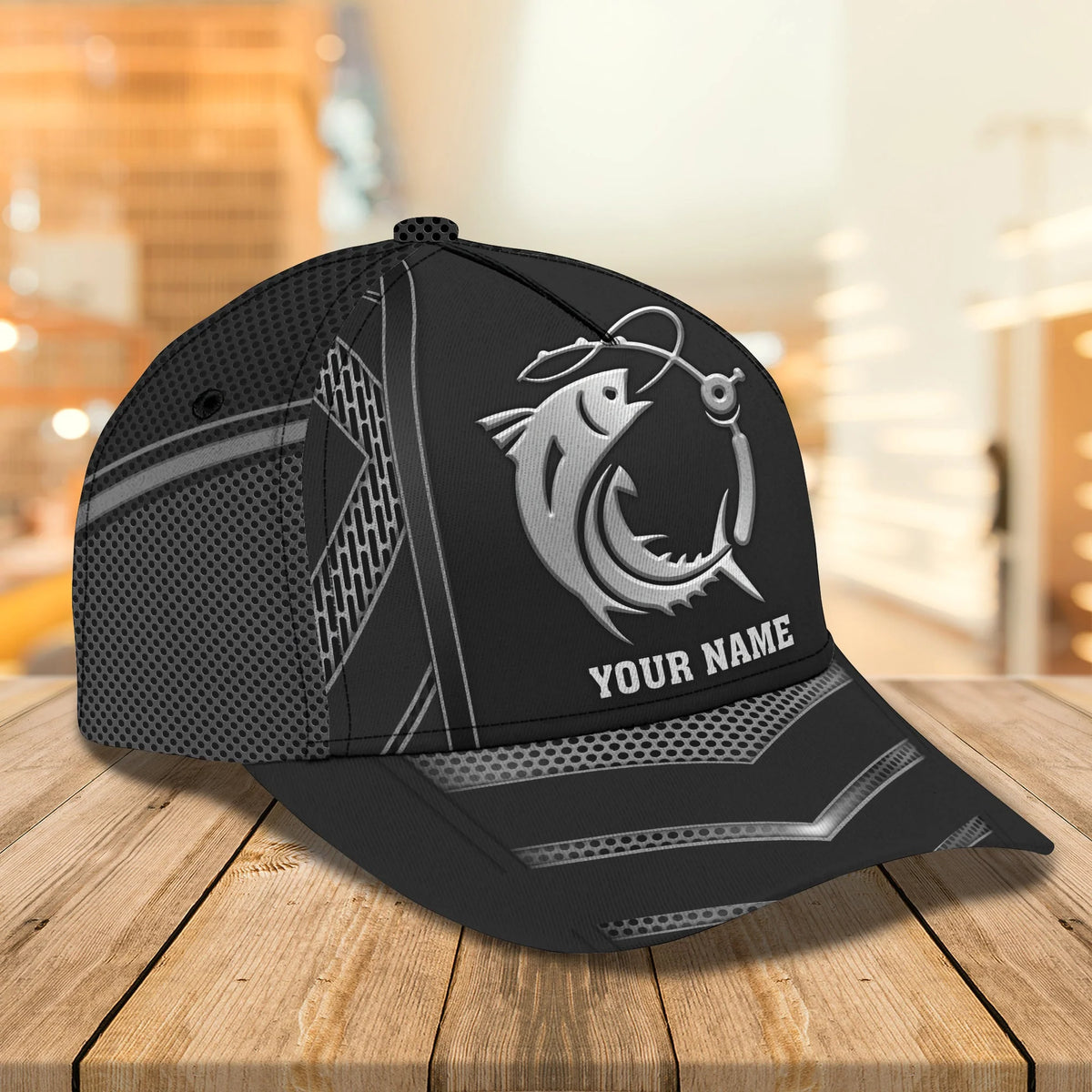 Fishing - Personalized Name Cap - dah-4 FISH0143