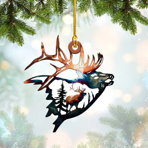 Shaped Ornament -Deer Hunting 389 - HN95 ORN0041