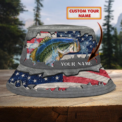 Custom Bucket Hat - Fishing2 - BY97 FISH0184
