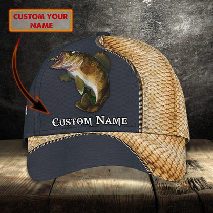 Walleye Hunter - Personalized Name Cap - Loop - Nt168 - Ct033 FISH0228