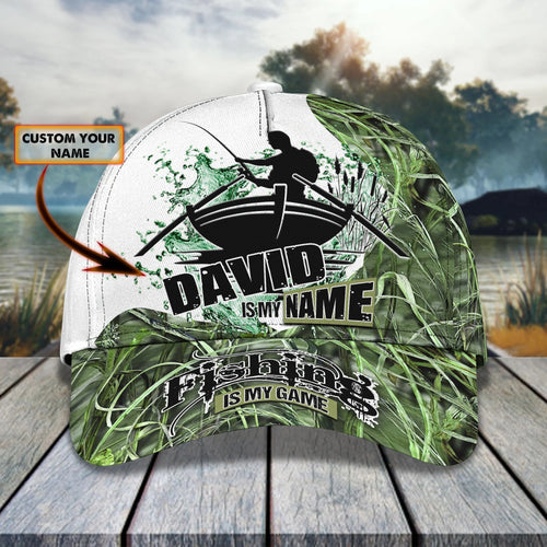Fishing Is My Game - Personalized Name Cap - Co98 FISH0296