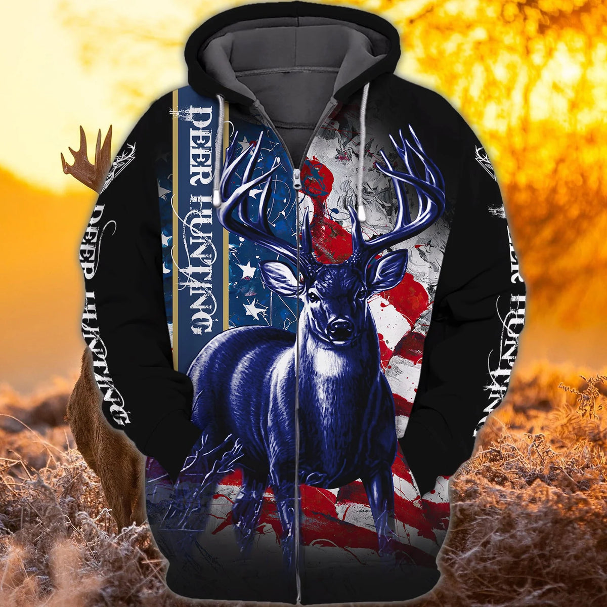 DEER HUNTING 3D FULL PRINT - 3D-TAN-2 HNT0026