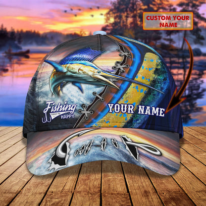 Marlin Fishing - Personalized Name Cap 30 - Nvc97 FISH0268