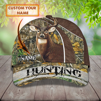 Deer Hunting - Personalize Name Cap  - Loop - Ntp-244 HNT0242