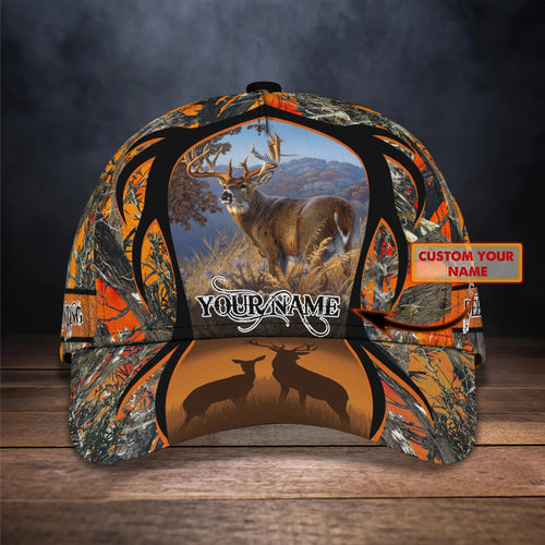 Deer Hunting - Personalized Name Cap 03 - RINC98 HNT0270