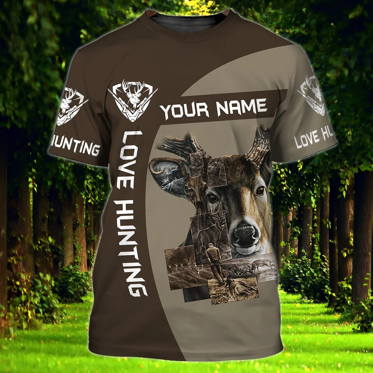 Deer Hunting - Personalized Name 3D Tshirt - TT99-607 HNT0259