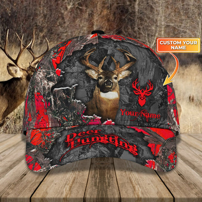 Red Deer Hunting Camo Classic Cap - Hdmt ORN0109