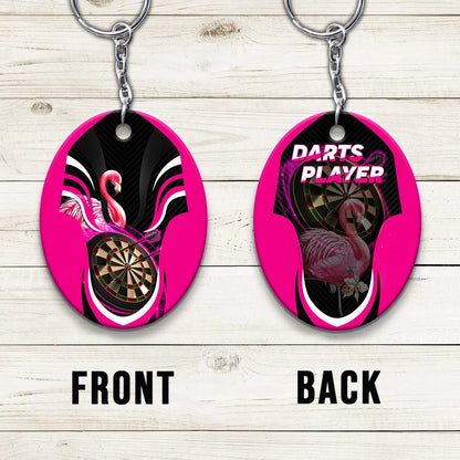 Flamingo Darts Keychain For Darts Team Player ORN0184