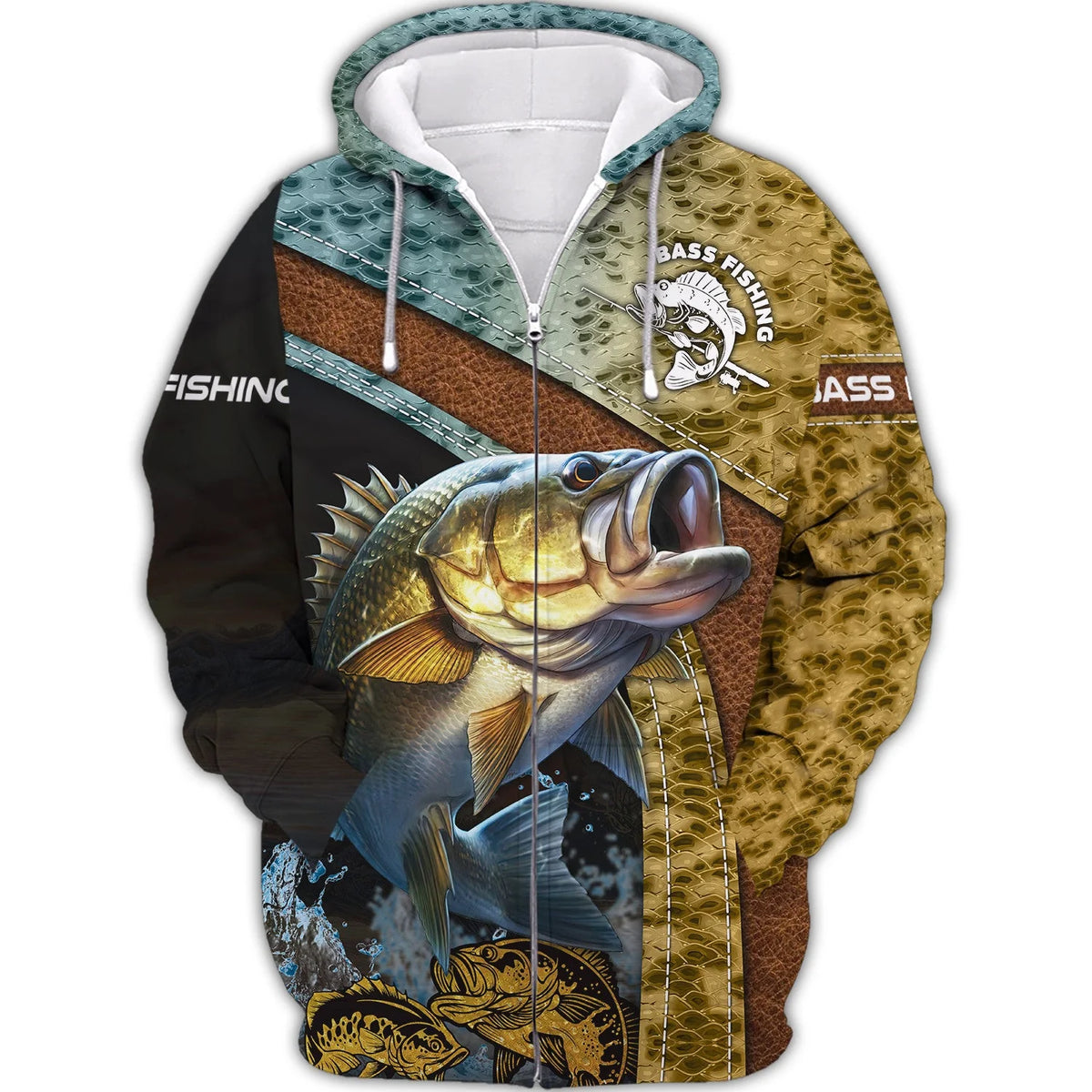 Bass Fishing 3D Hoodie Shirt For Men Hunting Life Hoodie Gifts FISH0072