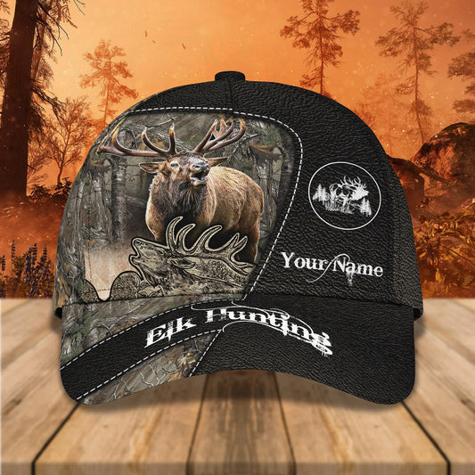 Elk Hunting - Personalized Name Cap - HN95 HNT0258