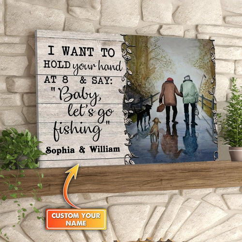Lest Go Fishing 3D Canvas ORN0149