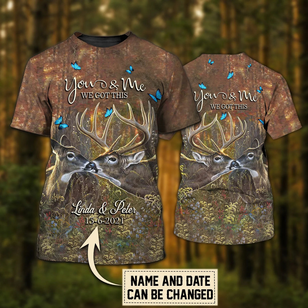Hunting 03 - Personalized Name 3D Tshirt - 16hb HNT0170