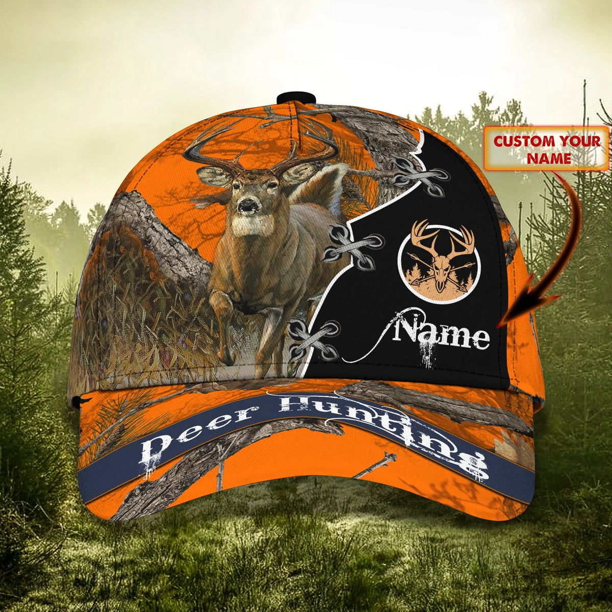 Deer hunter awsome- Personalized Name Cap - Lst149 HNT0180