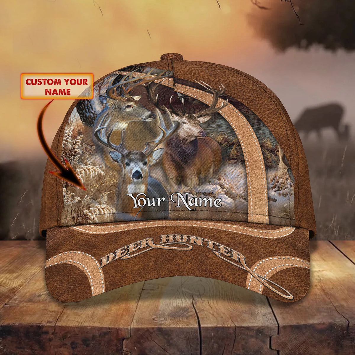 Deer Hunter - Personalized Name Cap 07 HNT0265