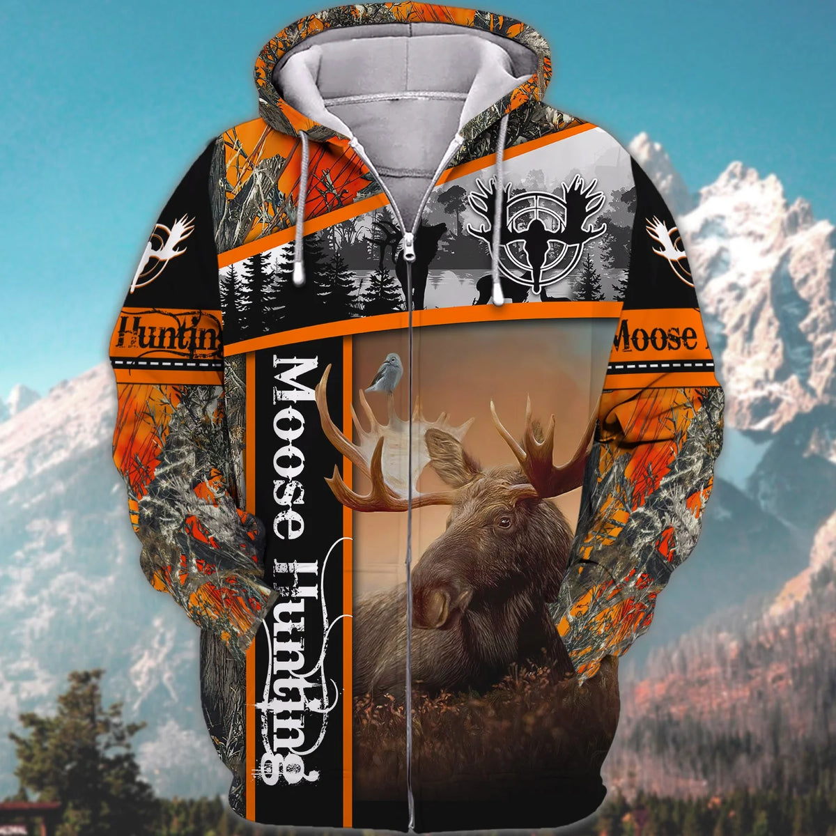Moose Hunting - 3D Full Print Shirts - 527 HNT0127