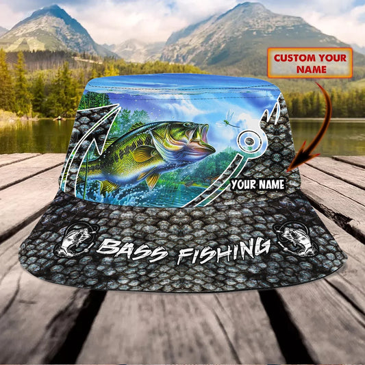 Custom Bucket Hat - Fishing1 - BY97 FISH0186