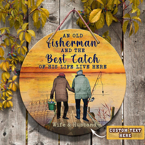 Custom Wooden Sign - Fishing - DAT93 ORN0103