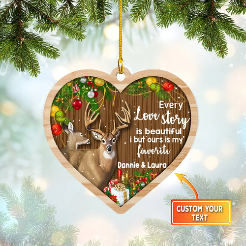 Deer Hunting, Custom Shaped Ornament 29, Lta98 ORN0054