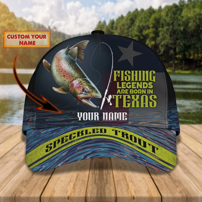 PT97 - CLASSIC CAP - Speckled Trout FISH0201
