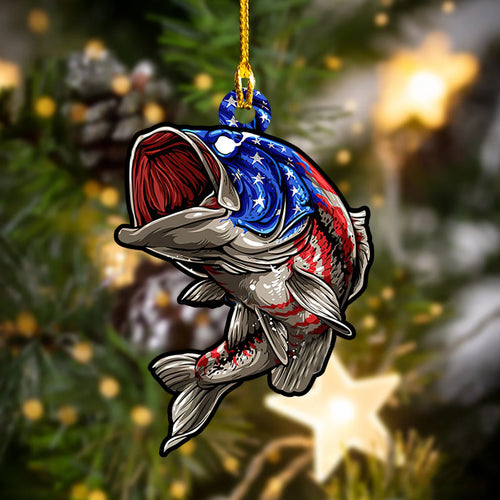 Bass Fish - Shaped Ornament 03 ORN0075