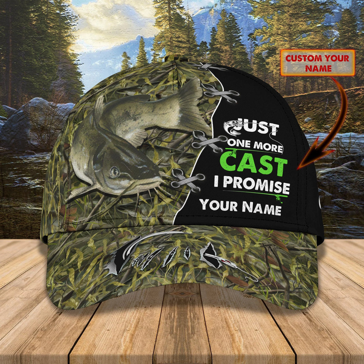Catfish 01 - Personalized Name Cap - 16hb FISH0277