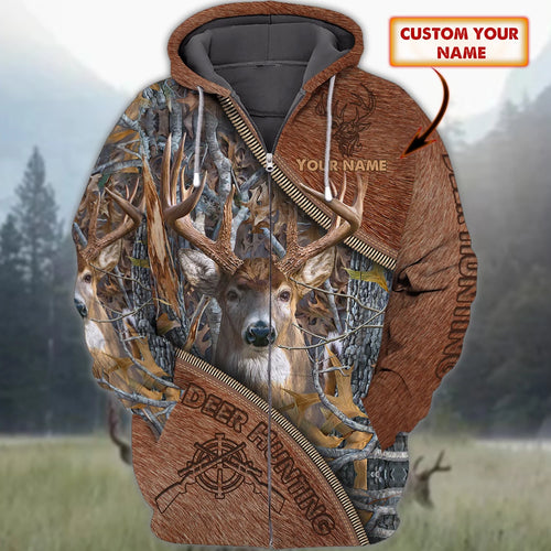 Deer Hunting Hoodie Zipper DT69-CT-1153 HNT0042