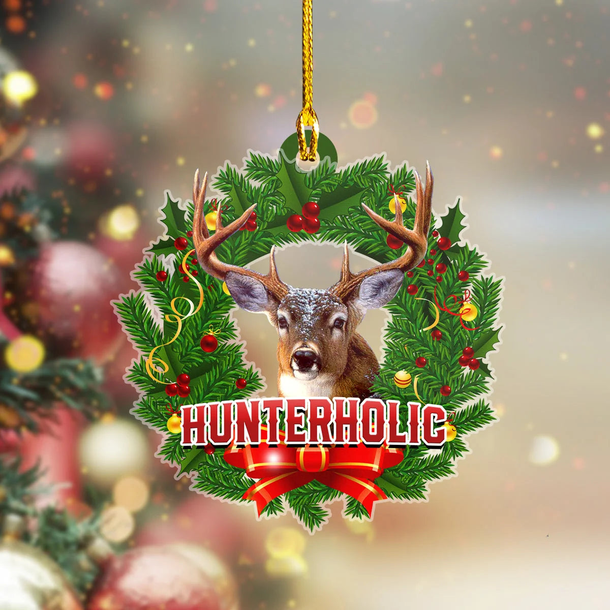 Hunting Chritsmas - Shaped Ornament - NIA94 ORN0080