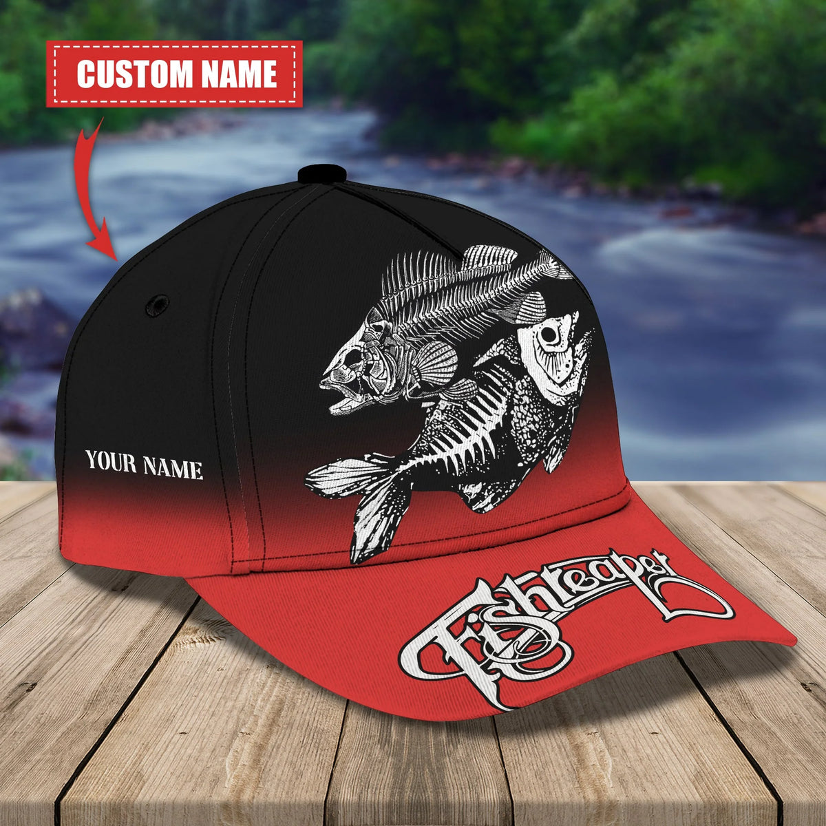 Fishing 2- Personalized Name Cap - HN95 FISH0148