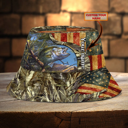 Custom Bucket Hat - Fishing - Fuly 10 FISH0197