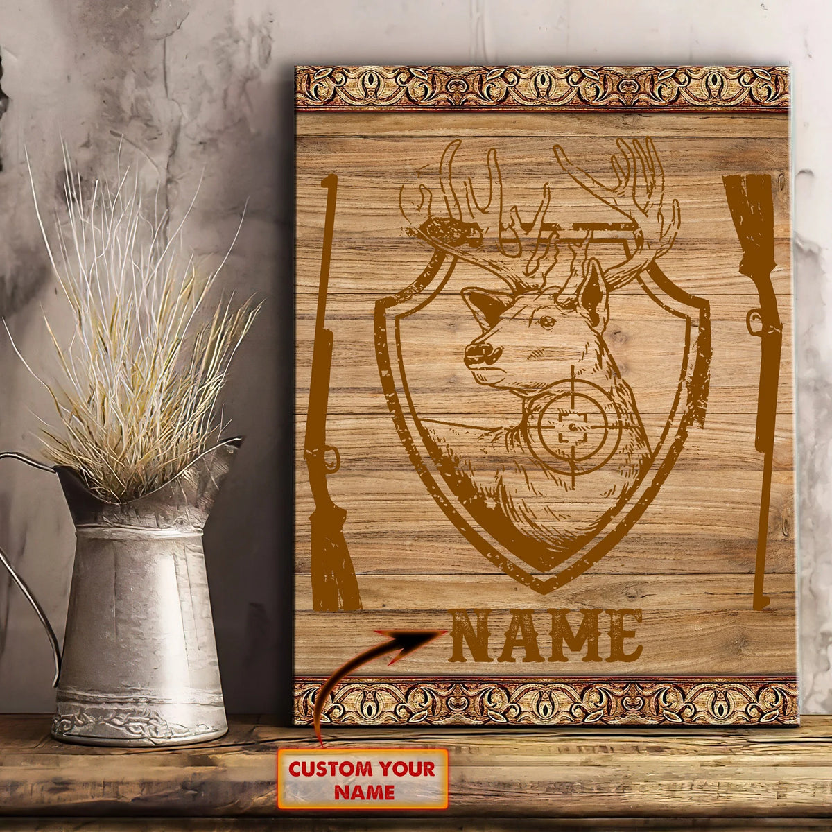 Deer Hunting - Custom Canvas - Vhv-canvas-015 HNT0234