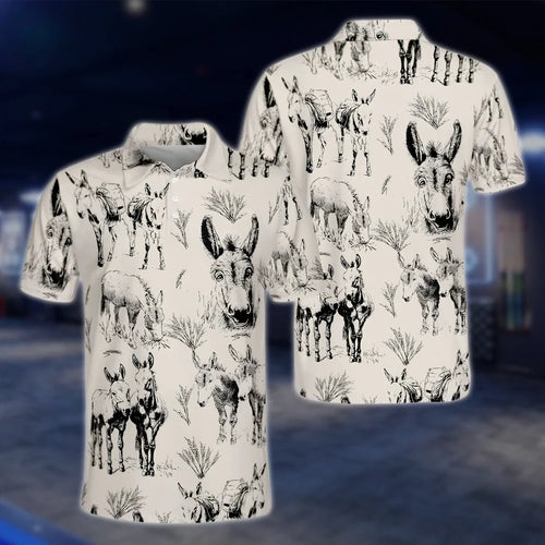 Vintage Donkey Golf Polo Shirt For Men, Donkey Golf Shirt GOF0169