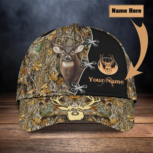 Deer Hunting - Personalized Name Cap HNT0137