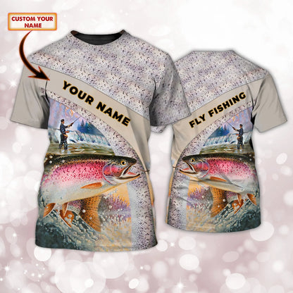 Fishing - Personalized Name 3D T Shirt -tt99-132 FISH0181