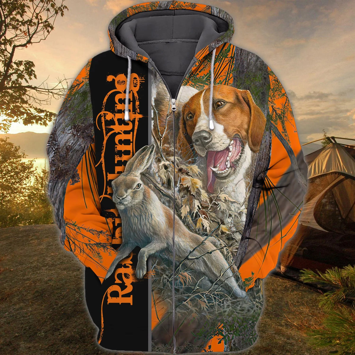 Rabbit Hunting With Beagles Orange Muddy Camo Rabbit Hunting Dogs HTA HNT0116