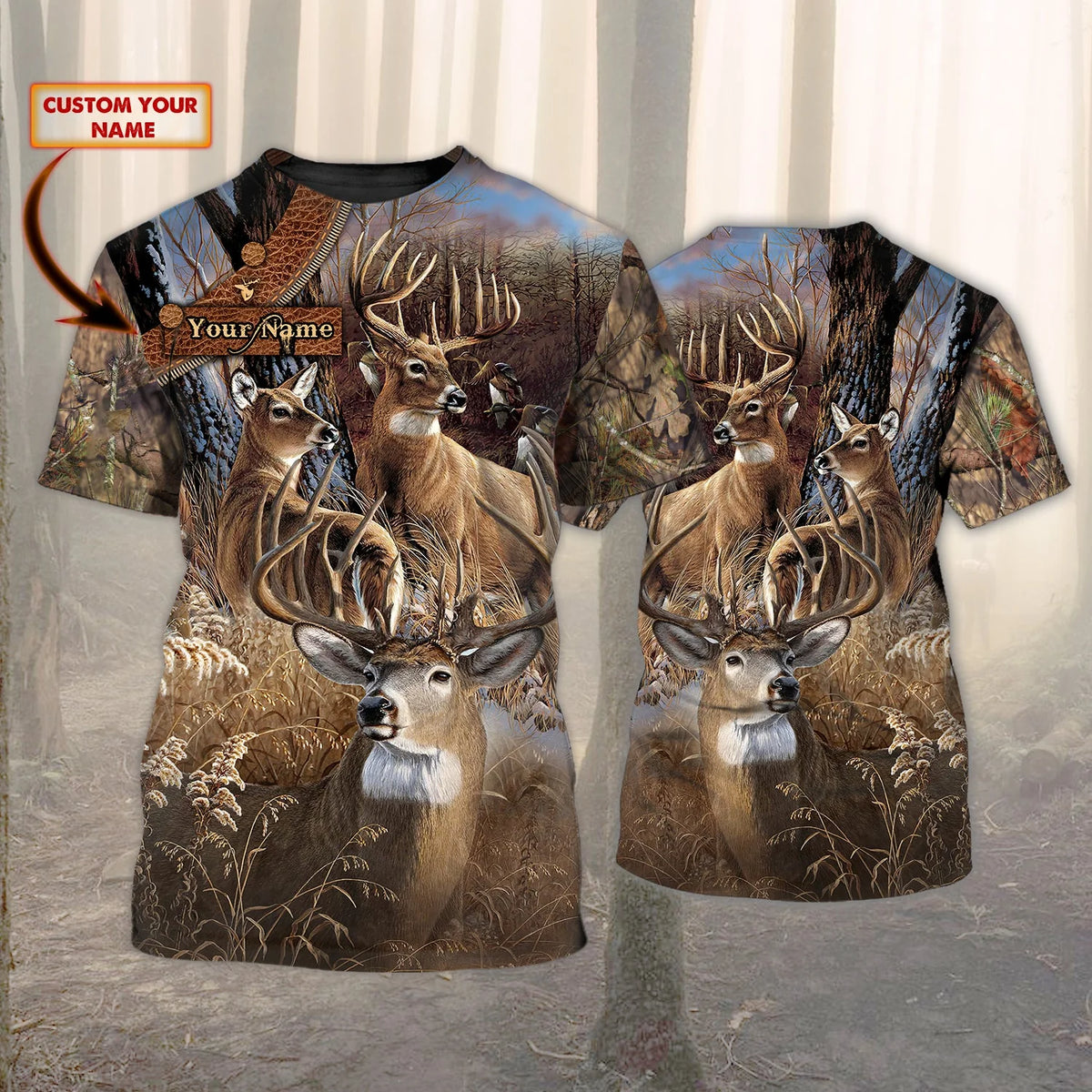 HUNTING 3979 - Personalized Name 3D T Shirt - NBTT HNT0221