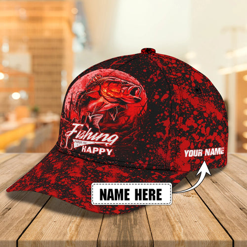 Fishing 01 - Personalized Name Cap - 16hb FISH0118