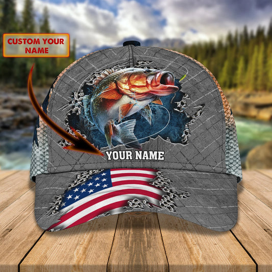 Fishing002- Personalized Name Cap - ATM2K FISH0206