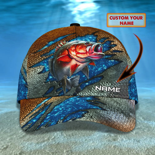 Fishing 03- Personalize Name Cap  - Loop - Ntp-159 FISH0178