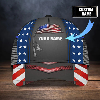 Custom Name American Fishing Classic Cap N94 FISH0142