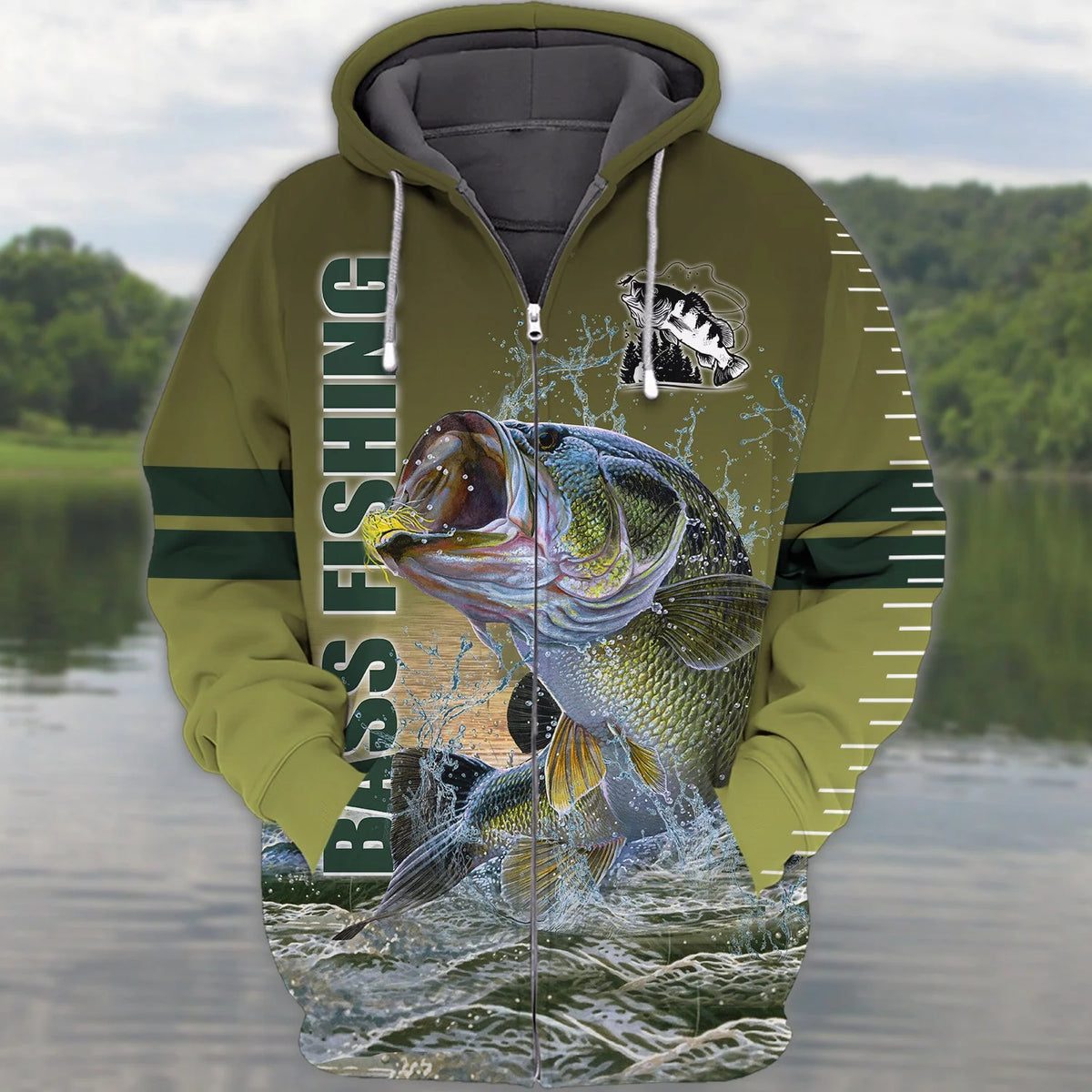 Bass Fishing 3D Full Print FISH0055