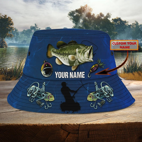 Custom Bucket Hat - Bass Fishing - 155 FISH0155