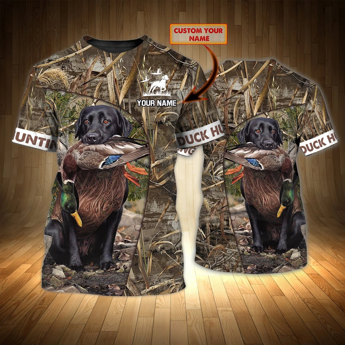 Duck hunting - Personalized Name 3D Tshirt 1 - Nsd99 HNT0275