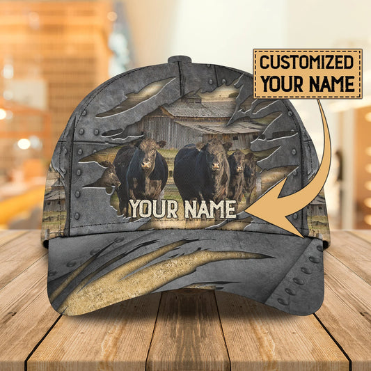 Farm Cow - Personalized Name Cap - Boom HNT0141