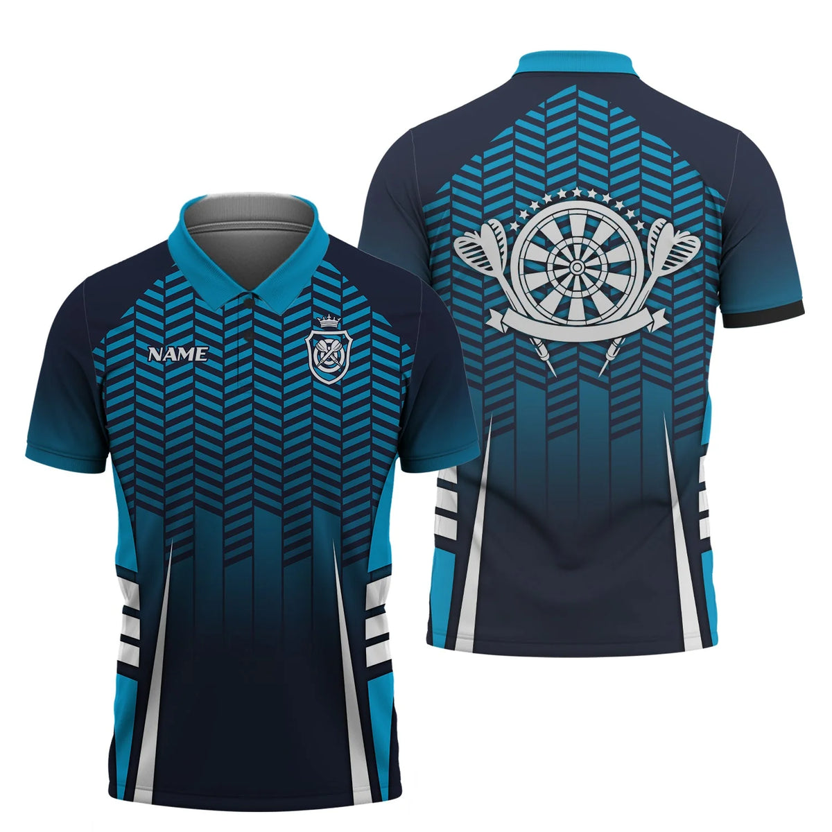 Personalized Name Dart Board Blue 3D Printed Shirts ORN0222