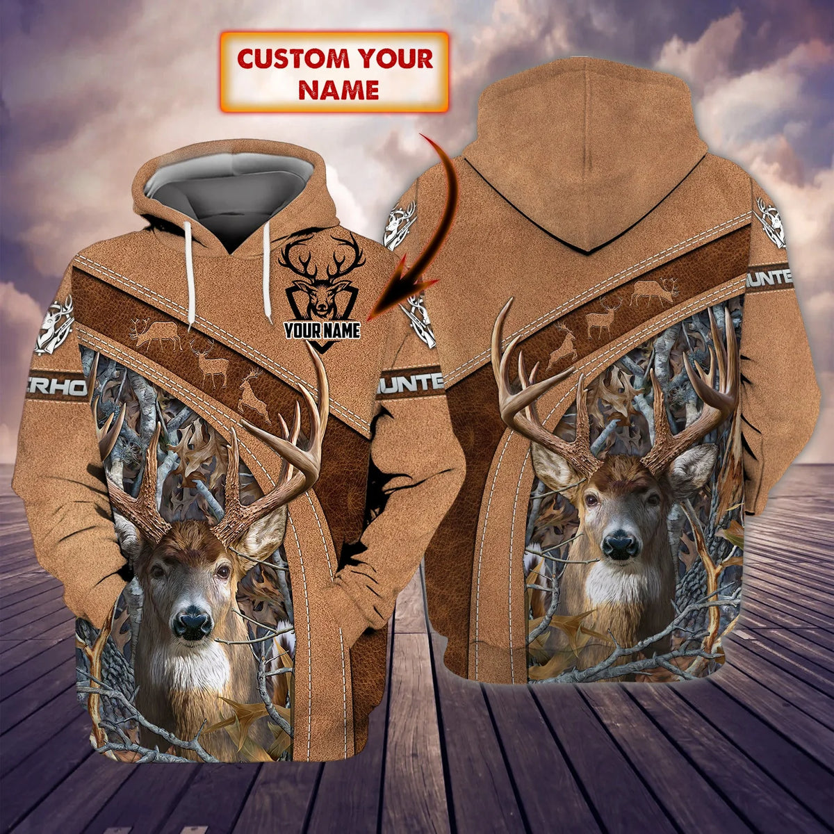 Hunting - Personalized Name 3D Hoodie - 127 HNT0292