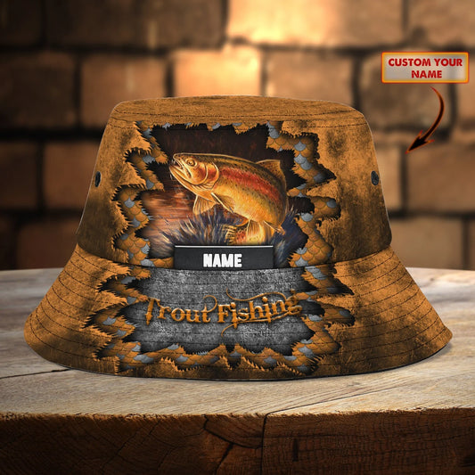 Custom Bucket Hat - Fishing3 - BY97 FISH0183